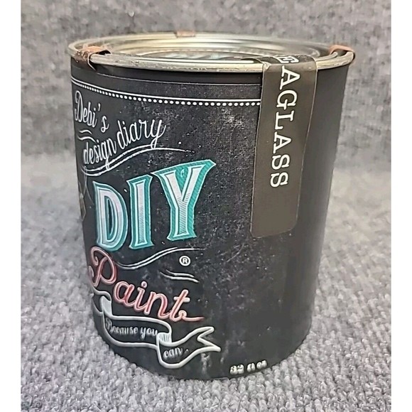 NEW Debi's Design Diary DIY Paint in Seaglass Blue 32 fl oz Chalk Paint Quart - Picture 2 of 4
